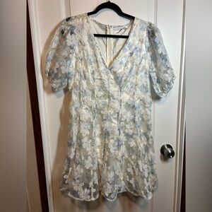 Altard State Floral Puff Sleeve Top - size XL - NWT